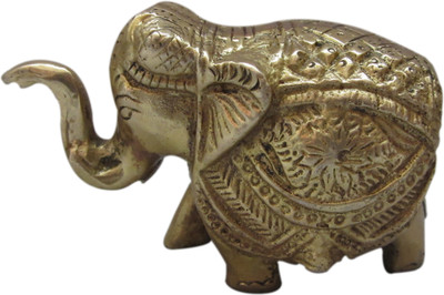 Galaxy Brass Elephant Showpiece - 5.71 cm Galaxy Brass Elephant Showpiece - 5.71 cm