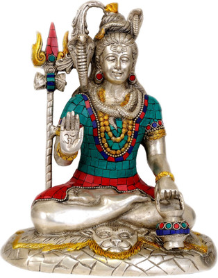 20% OFF on Exotic India Lord Shiva Seated on the Mountain of Kailash Showpiece - 26.162000000000003 cm 20% OFF on Exotic India Lord Shiva Seated on the Mountain of Kailash Showpiece - 26.162000000000003 cm