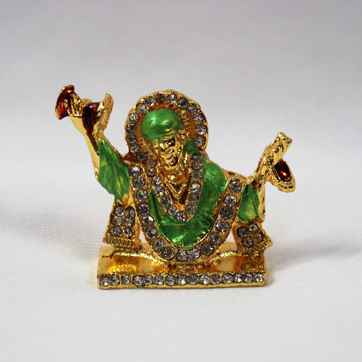 50% OFF on Lucky Maskot Sai Baba Showpiece - 2.5 cm