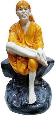 55% OFF on Earth Statue Saibaba in Saffron Idol Showpiece - 22.86 cm 55% OFF on Earth Statue Saibaba in Saffron Idol Showpiece - 22.86 cm