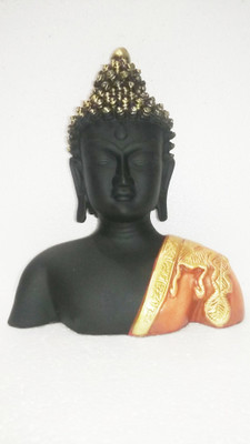 55% OFF on Earth HALF BODY BUDDHA BLACK AND ORANGE COLOR Showpiece - 25.4 cm 55% OFF on Earth HALF BODY BUDDHA BLACK AND ORANGE COLOR Showpiece - 25.4 cm