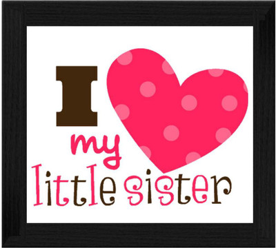 44% OFF on Ellicon B506 I Love My Little Sister Showpiece - 19.5 cm