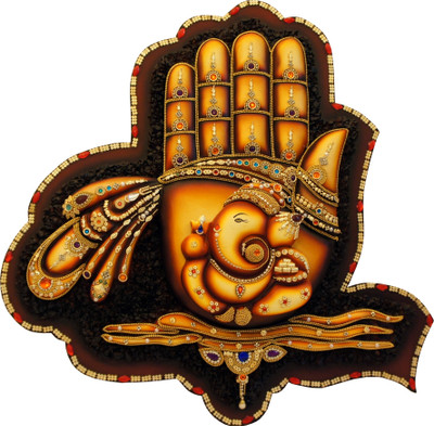 10% OFF on Satguru's Ganesha With Hand (18 X 19 Inches) Showpiece - 52 cm