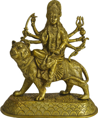 20% OFF on Exotic India Mother Goddess Durga Seated on Lion Showpiece - 29.21 cm 20% OFF on Exotic India Mother Goddess Durga Seated on Lion Showpiece - 29.21 cm