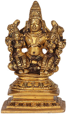 20% OFF on Exotic India Lord Vishnu with Bhudevi and Shridevi (Small Sculpture) Showpiece - 10.668000000000001 cm 20% OFF on Exotic India Lord Vishnu with Bhudevi and Shridevi (Small Sculpture) Showpiece - 10.668000000000001 cm