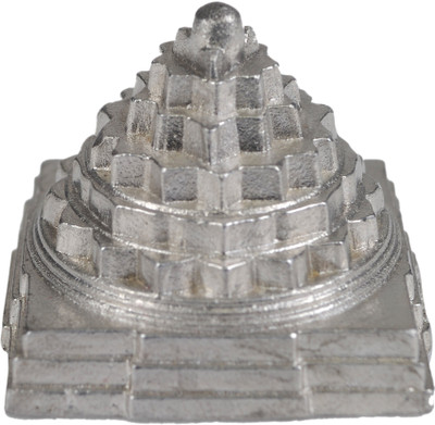 16% OFF on Exotic India Mercury Shri Yantra Small Statue Showpiece - 2.54 cm Silver, Silver