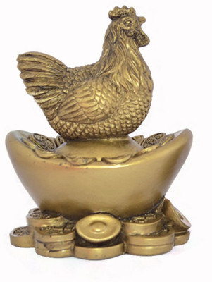 23% OFF on Kriti Creations Rooster on Ingot Showpiece - 14 cm