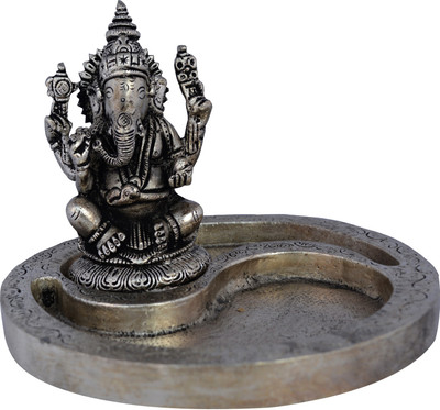 57% OFF on Aakrati Lord Ganpati Decorative Show Piece Cum Staue For Temple In White Metal By Showpiece - 13 cm 57% OFF on Aakrati Lord Ganpati Decorative Show Piece Cum Staue For Temple In White Metal By Showpiece - 13 cm