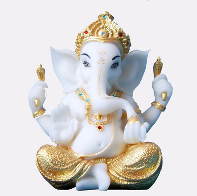 Satguru's Satgurus Signature Royalty Ganesh Small Showpiece - 18 cm Satguru's Satgurus Signature Royalty Ganesh Small Showpiece - 18 cm