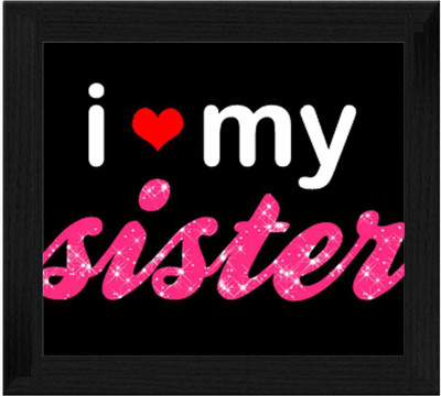 44% OFF on Ellicon B533 I Love My Sister Showpiece - 19.5 cm