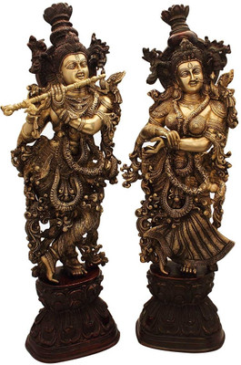 20% OFF on StatueStudio Radha Krishna Pair Golden Showpiece - 73.66 cm 20% OFF on StatueStudio Radha Krishna Pair Golden Showpiece - 73.66 cm