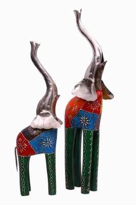 31% OFF on Indikala Elongated Trunk Elephants Showpiece - 53 cm 31% OFF on Indikala Elongated Trunk Elephants Showpiece - 53 cm