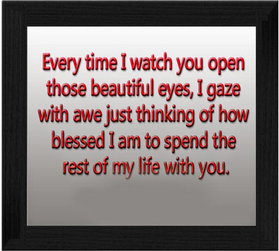 44% OFF on Ellicon B606 Love Quotes For Wife Showpiece - 19.5 cm