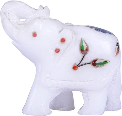 80% OFF on Anshul Fashion Inlay Work White Marble Elephant Showpiece - 7.5 cm 80% OFF on Anshul Fashion Inlay Work White Marble Elephant Showpiece - 7.5 cm