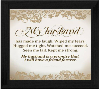 44% OFF on Ellicon B587 My Husband Quotes Showpiece - 19.5 cm 44% OFF on Ellicon B587 My Husband Quotes Showpiece - 19.5 cm