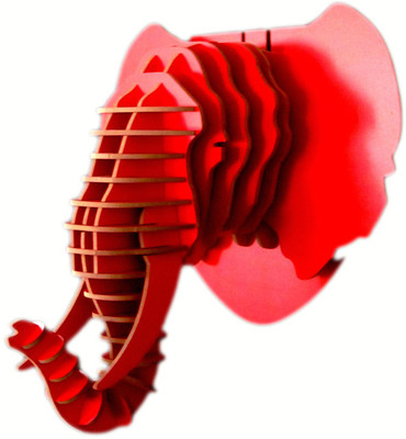 37% OFF on Panache Animal Head AH001-Red2 Showpiece - 80 cm