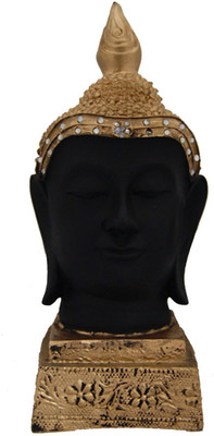 60% OFF on Divya Mantra Grand 12 Inches Buddha Head Beautiful Gold & Black Showpiece - 30 cm 60% OFF on Divya Mantra Grand 12 Inches Buddha Head Beautiful Gold & Black Showpiece - 30 cm
