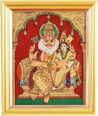 4% OFF on Raji Handicrafts Narasimlakshmi Showpiece - 14 cm 4% OFF on Raji Handicrafts Narasimlakshmi Showpiece - 14 cm