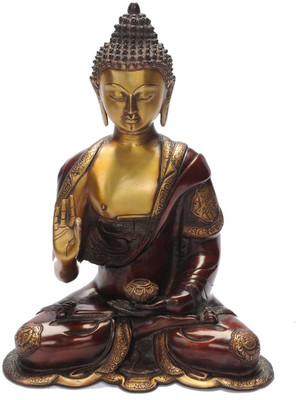 StatueStudio Copper Red Debating Buddha 14 StatueStudio Copper Red Debating Buddha 14