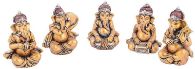 Sheela's Arts & Crafts Lord Ganesha Showpiece - 7.5 cm