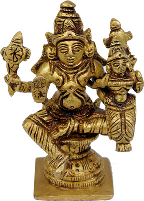 20% OFF on Exotic India Lord Vishnu with Goddess Lakshmi (Small Statue) Showpiece - 7.62 cm