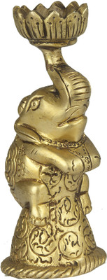 20% OFF on Exotic India Elephant Candle Stand Showpiece - 11.68 cm 20% OFF on Exotic India Elephant Candle Stand Showpiece - 11.68 cm