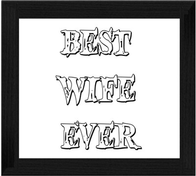 44% OFF on Ellicon B641 Best Wife Ever Showpiece - 19.5 cm