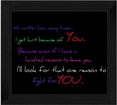 44% OFF on Ellicon B186 Love Quotes Showpiece - 19.5 cm