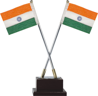 41% OFF on YNA Cross Flags Tabletop Showpiece - 20 cm 41% OFF on YNA Cross Flags Tabletop Showpiece - 20 cm