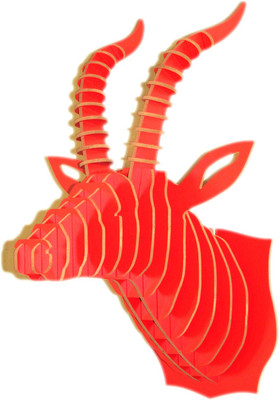 37% OFF on Panache Animal Head AH006-Red2 Showpiece - 80 cm