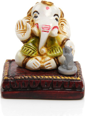 10% OFF on Adaa Lord Ganesha with Mouse Showpiece - 5.5 cm