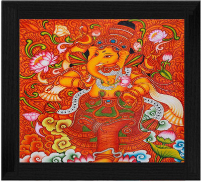 44% OFF on Ellicon B37 Ganesh Painting Showpiece - 19.5 cm