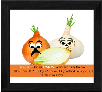 44% OFF on Ellicon B237 Friendship Is Like An Onion Showpiece - 19.5 cm