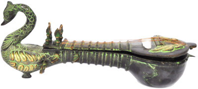 46% OFF on Aakrati Beautiful Metal Hand Made Sitar Showpiece - 14 cm