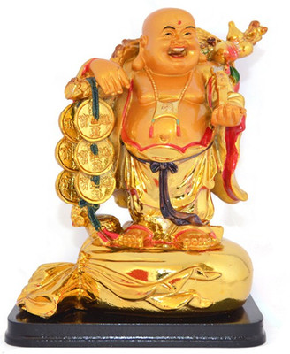 18% OFF on Kriti Creations Feng Shui All Symbol Laughing Buddha Showpiece - 9 cm 18% OFF on Kriti Creations Feng Shui All Symbol Laughing Buddha Showpiece - 9 cm