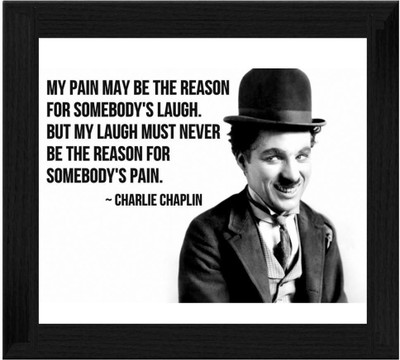 44% OFF on Ellicon B458 Charlie Chaplin Quotes Showpiece - 19.5 cm 44% OFF on Ellicon B458 Charlie Chaplin Quotes Showpiece - 19.5 cm
