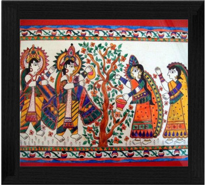 44% OFF on Ellicon B53 Madhubani Painting Showpiece - 19.5 cm