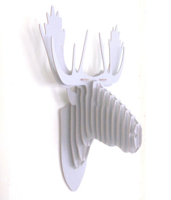 37% OFF on Panache Animal Head AH004-White Showpiece - 80 cm