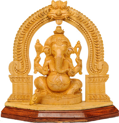 20% OFF on Exotic India Seated Lord Ganesha with Floral Aureole Showpiece - 24.13 cm 20% OFF on Exotic India Seated Lord Ganesha with Floral Aureole Showpiece - 24.13 cm