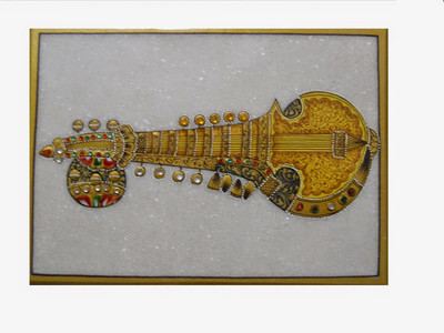 28% OFF on JaipurCrafts Rajasthani Musical Instument Marble Painting Showpiece - 17.78 cm 28% OFF on JaipurCrafts Rajasthani Musical Instument Marble Painting Showpiece - 17.78 cm