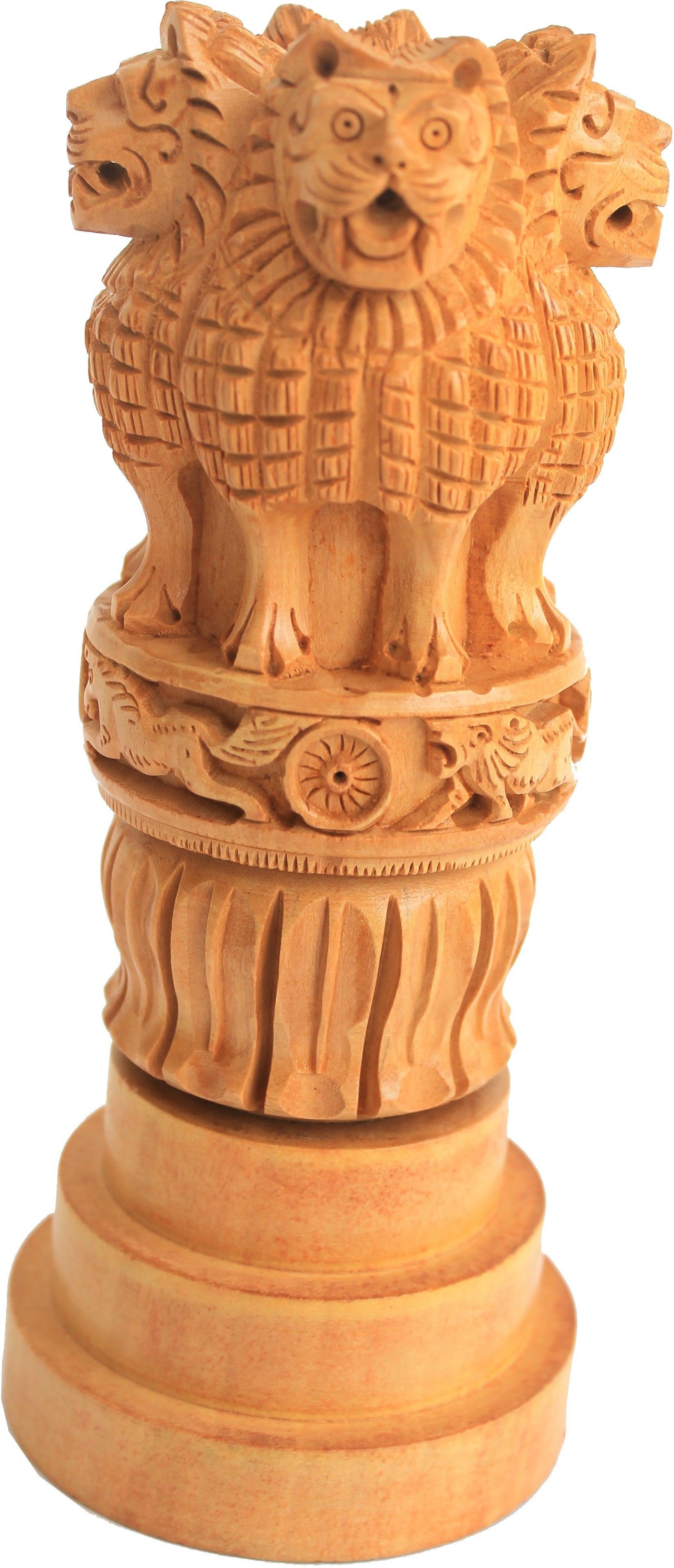 37% OFF on Craft International Ashoka Pillar - 7 Inch Showpiece  -  18 cm