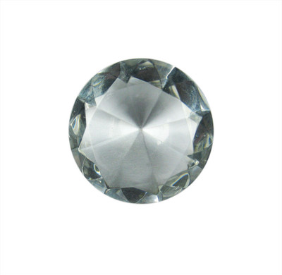 25% OFF on Eshoppee Feng Shui White Crystal Diamond 40mm For Remove Outside Negetive Energy Showpiece - 4 cm