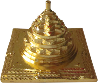 Galaxy Gold Finish Meru shree yantra in Panchdhatu Showpiece - 5.71 cm Galaxy Gold Finish Meru shree yantra in Panchdhatu Showpiece - 5.71 cm