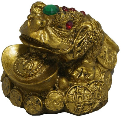 62% OFF on Divya Mantra FengShui Frog with In got for Wealth Showpiece - 5 cm 62% OFF on Divya Mantra FengShui Frog with In got for Wealth Showpiece - 5 cm