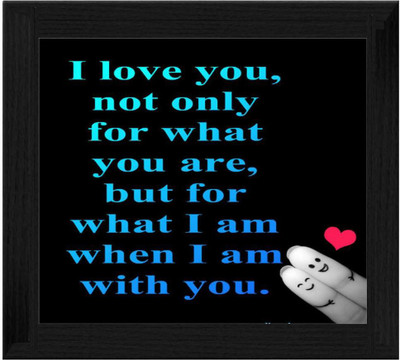 44% OFF on Ellicon B258 Love Quotes Showpiece - 19.5 cm