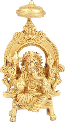 21% OFF on Adaa Brass - Ganesha Statue with Arch Showpiece - 15.24 cm