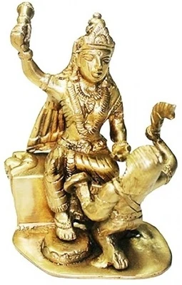 Vedic Vaani Baglamukhi Statue Showpiece - 10.8 cm Vedic Vaani Baglamukhi Statue Showpiece - 10.8 cm