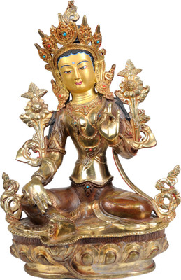 20% OFF on Exotic India Saviour Goddess Green Tara Showpiece - 31.75 cm 20% OFF on Exotic India Saviour Goddess Green Tara Showpiece - 31.75 cm