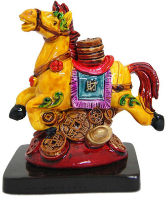 50% OFF on Divya Mantra Feng Shui Yellow Horse for power and success Showpiece - 7 cm 50% OFF on Divya Mantra Feng Shui Yellow Horse for power and success Showpiece - 7 cm