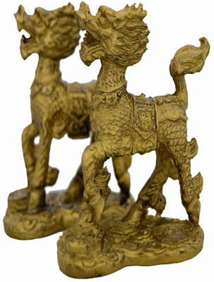 Divya Mantra Fen Shui Chi Lin Showpiece - 7 cm